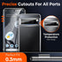 Google Pixel 8 Pro Screen Protector 2 Pack + Camera Lens Protector 2 Pack, Bubble-Free, Easy Install, Fits Lens Cutouts.