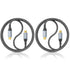 Long USB C Video Cable, 6FT-2pack USB C 3.2 Gen 2, 4K Monitor Cable, 100W Fast Charging for MacBook Pro, iPad, Dell