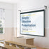 WALI Universal Projector Screen Ceiling Mount with Adjustable Extension Kit, Holds up to 66 lbs, Black