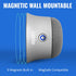 Liddle Speaker Magnetic Small Bluetooth Speaker Support MagSafe for iPhone 12/13/14/15, Wall Mountable Mini Bluetooth Speaker for Golf Cart, Magnetic Attach to Anywhere, True Wireless Speaker (Silver)