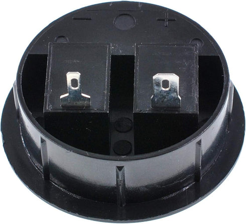 Oiyagai 5 Pack Round Speaker Terminal Cup, Spring-Loaded Binding Post 2-Pin Push Connectors for DIY Speaker