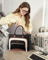 LOVEVOOK Work Tote Bags for Women,Laptop Tote Bag for Women With Large Cup Holder,Teacher Nurse Bags With Accordion