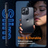 iPhone 15 Pro Case, Shockproof Military Grade Protection, Slim Translucent Hard Back, Frosted Black, 6.1''