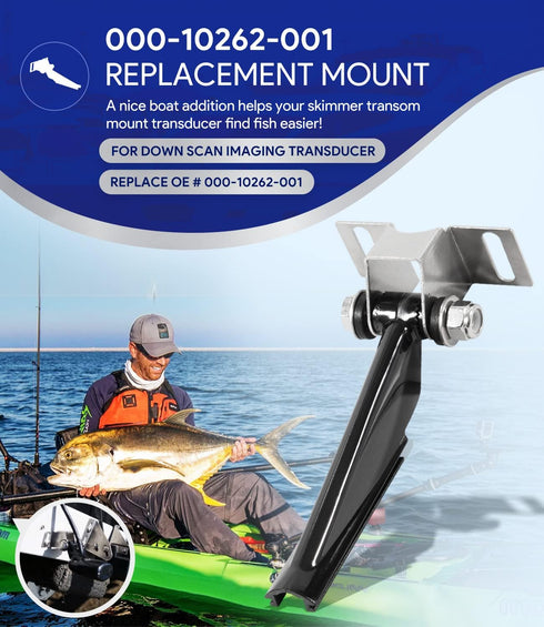 000-10262-001 Skimmer, Skimmer 3D Skimmer Replacement Mount for DSI Transducer Mount Bracket Compatible with Transom