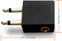 Gold Plated Airplane Flight Headphone Adapters (Pack of 2) by Mobi Lock, Use Earphones with In-Flight Media