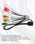 20Pin 4G Android Car Stereo RCA Wiring Harness Adapter with SIM Card Slot, Mic Jack, Audio Input/Output Cable