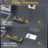 Portable Charger 10000mAh, 22.5W Fast Charging Power Bank with Built-in Cables, Transparent External Battery Pack with