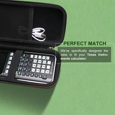 LTGEM EVA Hard Case for Texas Instruments TI-84 Plus CE/TI-84 Plus/TI-Nspire CX II CAS/TI-Nspire CX II/TI-83 Plus/TI-89