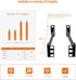 Server Rack Depth Extender - 1U - 6inch TAA Compliant Rack Mount Adapter Kit