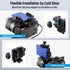 Sirui SSD Mount Bracket, SSD Holder with Cold Shoe and USB-C Cable Clamp for Samsung T7 T5 SSD, Camera Cage