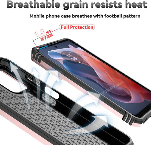 Moto G 5G 2024 Case with Slide Camera Cover, HD Screen Protector, Military Grade Drop Tested Magnetic Ring Holder