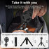 CAMEDAFLX Aluminum Magnetic Stand Mount with Cold Shoe Mount for iPhone,Adjustable Rotable Cellphone Tripod Stand