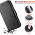 OCASE Compatible with iPhone 12 Case/Pro Wallet Case, PU Leather Flip Case with Card Holders, RFID Blocking Kickstand
