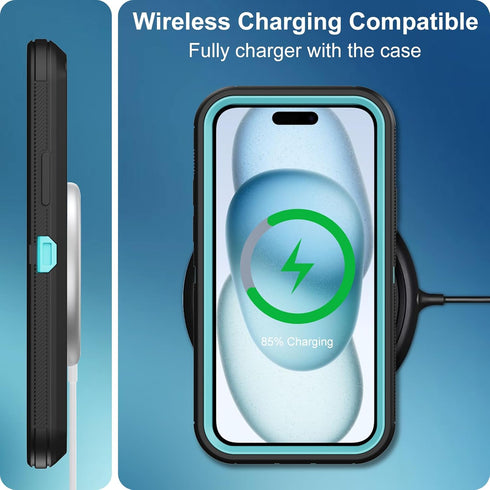 Shop the iPhone 15 Plus Case: Heavy Duty, Full Body Rugged, Built-in Screen Protector, Shockproof & Dustproof Cover.