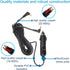 HQRP Car Charger Compatible with Philips 7 9 10 inches Dual Screen Headrest Portable DVD Player