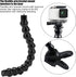 Flexible Camera Mount Arm, 12 Sections Clamp Arm with 1/4in Screw Holes, 11.8 Inches for Action Camera Mounts
