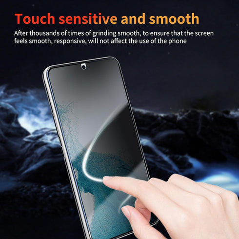 Privacy Screen Protector for Samsung Galaxy S22 Plus/S23 Plus 6.6 Inch, 2 Pack, Anti-Spy Scratch Resistant
