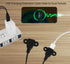 Guo USB Charging Extension Cable Male to Dual Female, USB 2.0 Charging Port 1 to 2 Panel Mount for Mobile Phones