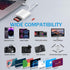 Luonanava SD Card Reader for iPhone, iPad, USB C & Lightning Dual Connector Digital Camera Adapter to iPhone