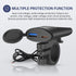 Motorcycle USB Charger, 12-Volt USB-A and USB-C Dual Charging Port for Handlebar, Waterproof 12V Power Accessories