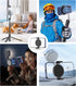 TONEOF (Black,1 Pack) Phone Clamp for Magnet with Metal Ring,Phone Mount Adapter for Magsafe Car Phone Holder,Quick
