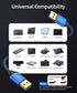 GGMTY 1.5FT, 3.0 3.0 USB to USB Cable Durable Braided USB Male to Male Type A to Type A Cable Data Transfer Compatible
