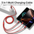 4ft 2Pack 3 1 Multi Charging Cable, Multi Phone Charger Cable Braided Universal in Charging Cord Extra Long Multiple