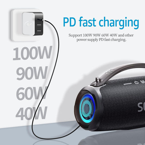 DSD TECH MagicConn USB Type C PD to DC Power Cable - 9V