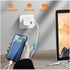 NewWay 65W 3 Port PD QC 3.0 USB-C Fast Charger (GaN Semic) Delivery Foldable, USB-C Wall Charger for USB C Laptops Smartphone Pad MacBook Compatible with iPhone 15 and More