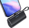Pxwaxpy Mini Portable Charger for iPhone with Built-in Type-C Cable, 5200mAh Ultra-Compact Power