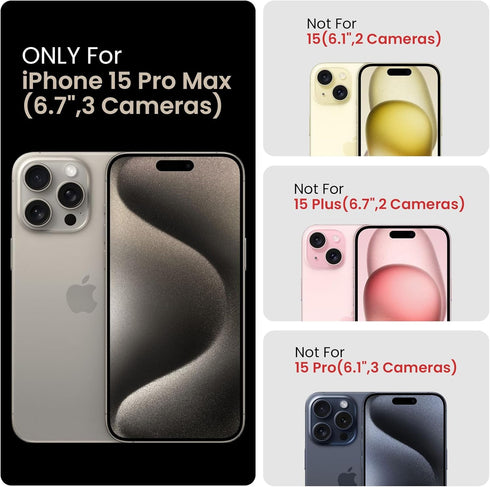 FireNova iPhone 15 Pro Max Case, Chalk Pink Silicone, 6.7", Camera Protection, Anti-Scratch Lining + 2 Screen