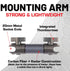 Bulletpoint Mounting Solutions Dash Mount 4.7" Arm for iPhone and Android Smartphones - Fits 20mm Attachment Ball