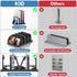 KDD 4-Slot 6-in-1 Vertical Laptop Stand with Gravity Locking, Laptop Holder Desktop Stand, Space-Saving Organizer Fits