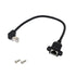 SinLoon RJ45 Ethernet Adapter Cable - 90 Degree Downward Male to Female Ethernet Switch Adapter for CAT 5/CAT 6