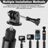 Uelkr 45" Insta360 X4 X5, 1/4" Invisible Selfie Stick for Extension Monopod Pole with Adapter for DJI GoPro, Action