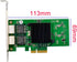 Dual-Port PCIe X4 Gigabit Network Card 1000M Ethernet Adapter with Intel 82576 for Windows/Linux