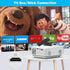 Mini Projector, HD Portable 1080P Full HD Supported, Compatible with Smartphone, Tablet, Laptop, White