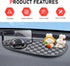 Zigeiya 11.8" 5.4" Car Dashboard Mat, x Anti-Slip Pad with Parking Number Sign and Rotatable Phone Holder, Large
