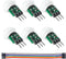 6PCS AM312 Mini Human Sensor Module, HC-SR312 PIR Motion Detector, DC 2.7 to 12V with 10pin Wire