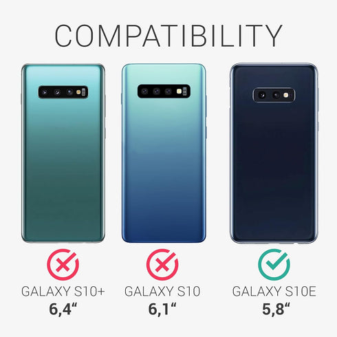 kwmobile Case Compatible with Samsung Galaxy S10e - TPU Silicone Phone Cover with Soft Finish, Rhubarb Red