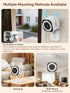GUOANVISION 5G 4X 2K IP66, (2-Pack) Dual-Antenna Stable WiFi Security Camera, Zoom Outdoor Indoor Camera for Baby/Pet