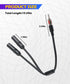 SCUARI 1 2 Car Antenna Adapter,Antenna Adapter for Car Stereo,Car Accessories Male to Female Y Antenna Cable,Radio