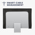 27-28" kwmobile Monitor Cover Compatible with monitor - Dust Cover Computer Screen Protector - Black