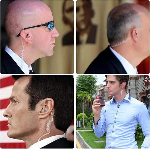 Secret Spy Earpiece Headphones - FBI CIA Secret Service Security Guard Ear Piece Costume Accessory for Kids