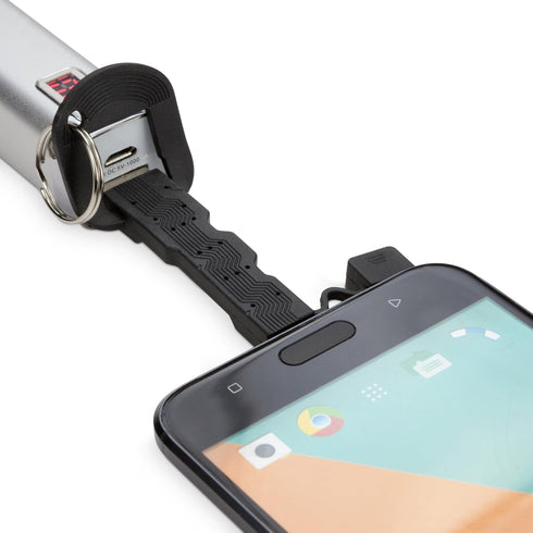 BoxWave Cable Compatible with Samsung Galaxy S20 Ultra 5G - USB Type-C Keychain Charger, Key Ring USB Type-C to Type-A