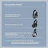 Fabric Comfort - Wzsipod Ear Pads for Bose QuietComfort 35/QC35ii Headphones, Compatible with QC45 QC25 QC2