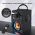 Portable Big Bluetooth Speakers with Light, Wireless with Subwoofer, FM Radio, LED Lights, Booming Bass for Home,