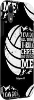 Cute iPhone XR Volleyball Phone Case with Christian Verse - Perfect Gift for Teen Girls!
