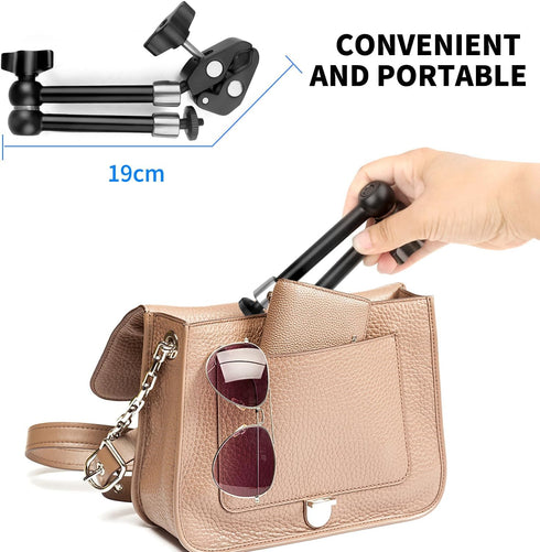 Magic Arm Camera Mount 11 inches with Super Clamp, 6lbs Load Capacity, 1/4" and 3/8" Threads