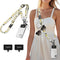 Icycay Phone Lanyard Crossbody, Floral Bee Cell Phone Strap for Around The